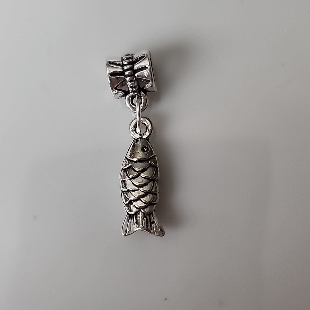 FISH  Charm for European Style Bracelets Tibeten alloys